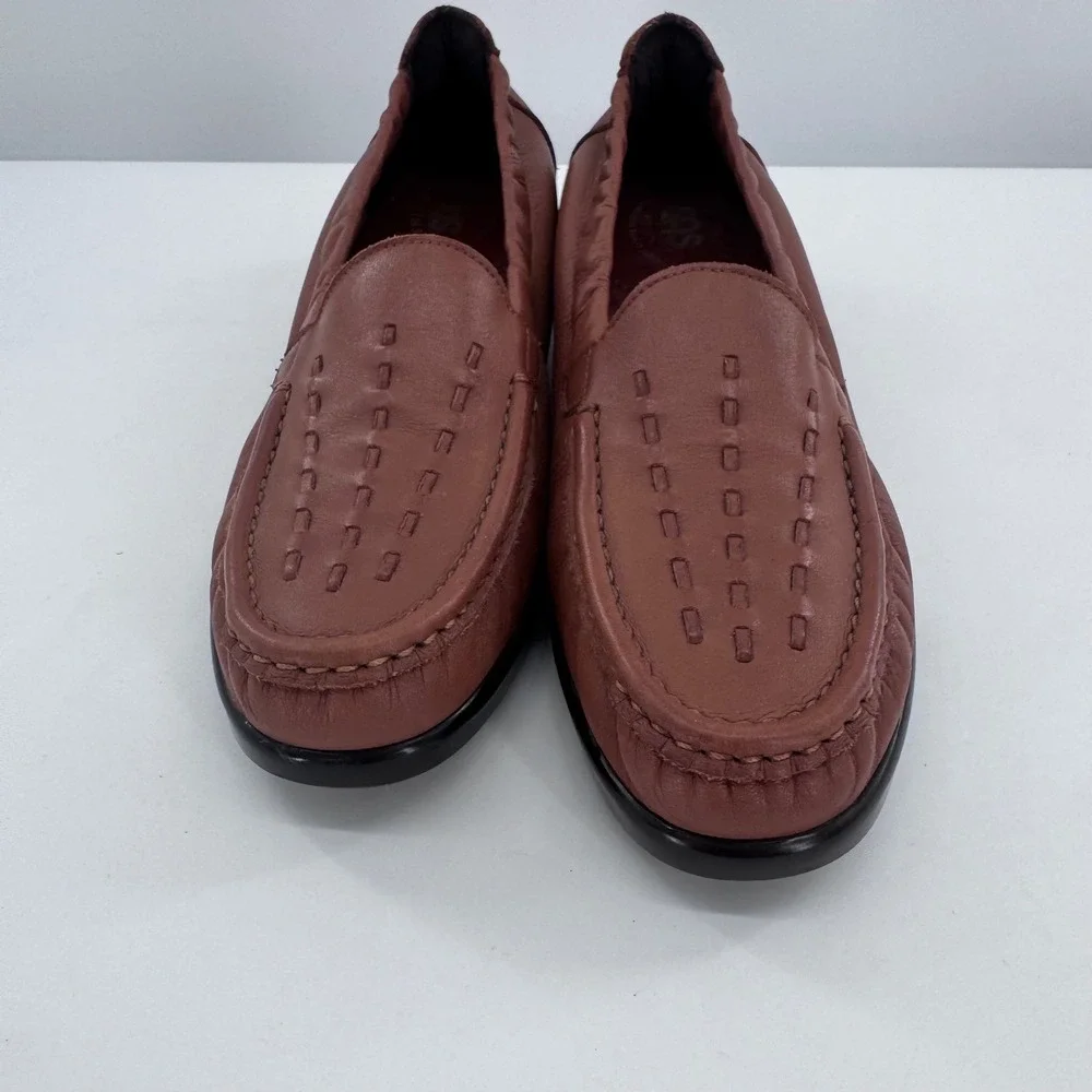 SAS Tripad Comfort Loafers Brown Leather Made in USA Slip On‎ Shoes Size 9N